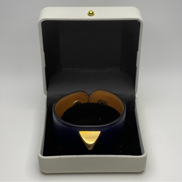 Hermès Leather Medor Stud Wrap Bracelet - Picture 9 of 9